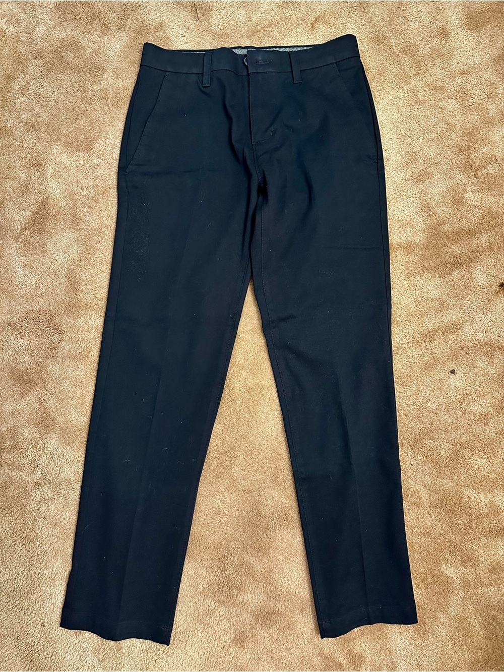 Men's Slim Black Dress Pants (29x30)